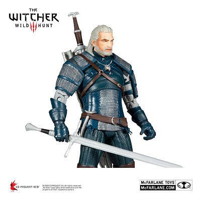 The Witcher Action Figure Geralt of Rivia (Viper Armor: Teal Dye) 18 cm