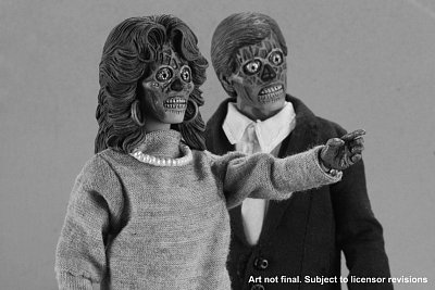 They Live Retro Action Figure 2-Pack Aliens 20 cm --- DAMAGED PACKAGING