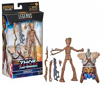 Thor: Love and Thunder Marvel Legends Series Action Figure 2022 Marvel\'s Korg BAF #6: Groot 15 cm