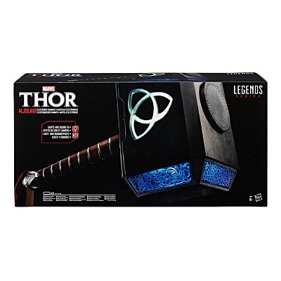 Thor Marvel Legends Articulated Electronic Hammer Mjolnir --- DAMAGED PACKAGING