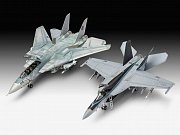 Top Gun Easy-Click Model Kit 1/72 F-14D Super Tomcat & F/A-18E Super Hornet - Damaged packaging