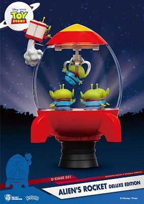Toy Story D-Stage PVC Diorama Alien\'s Rocket Deluxe Edition 15 cm --- DAMAGED PACKAGING