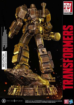 Transformers: G1 Statue Megatron Antique Gold 60 cm