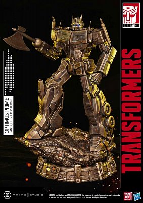 Transformers: G1 Statue Optimus Prime Antique Gold 58 cm