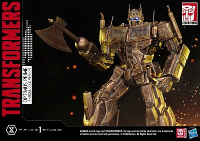 Transformers: G1 Statue Optimus Prime Antique Gold 58 cm