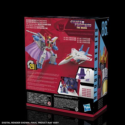 Transformers Movie 1986 Studio Series Leader Class Action Figure 2022 Coronation Starscream 22 cm - Damaged packaging