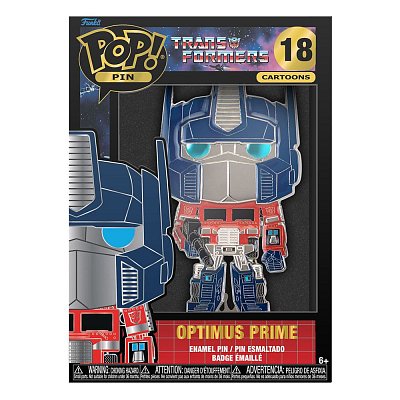 Transformers POP! Enamel Pins Optimus Prime Chase Group 10 cm Assortment (12) - Damaged packaging