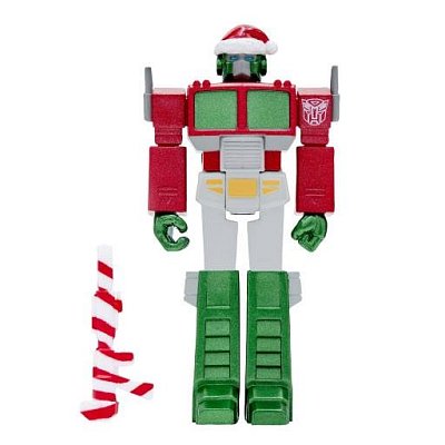 Transformers ReAction Action Figure Optimus Santa 10 cm