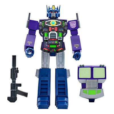 Transformers Super Cyborg Action Figure Optimus Prime (Shattered Glass Purple) 28 cm