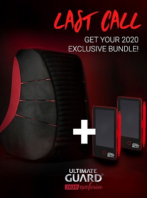 Ultimate Guard 2020 Exclusive Bundle Ammonite Backpack + 2 Digital Life Pads