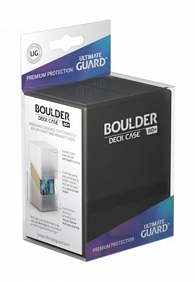 Ultimate Guard Boulder&trade; Deck Case 80+ Standard Size Onyx