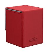 Ultimate Guard Flip Deck Case 100+ Standard Size XenoSkin Red