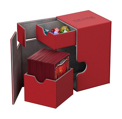 Ultimate Guard Flip´n´Tray  Deck Case 100+ Standard Size XenoSkin Red