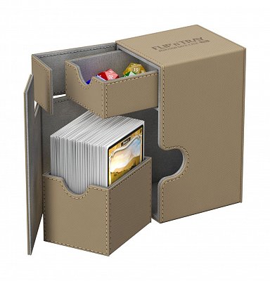 Ultimate Guard Flip´n´Tray  Deck Case 80+ Standard Size XenoSkin Sand