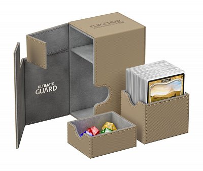 Ultimate Guard Flip´n´Tray  Deck Case 80+ Standard Size XenoSkin Sand