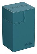 Ultimate Guard Flip´n´Tray  Deck Case 80+ Standard Size XenoSkin&trade; Petrol Blue