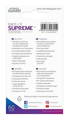 Ultimate Guard Supreme UX Sleeves Japanese Size Blue (60)