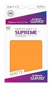 Ultimate Guard Supreme UX Sleeves Japanese Size Matte Orange (60)