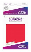 Ultimate Guard Supreme UX Sleeves Japanese Size Matte Red (60)