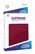 Ultimate Guard Supreme UX Sleeves Standard Size Burgundy (80)