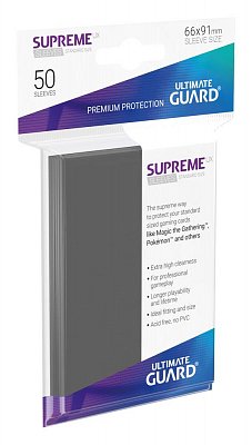 Ultimate Guard Supreme UX Sleeves Standard Size Dark Grey (50)