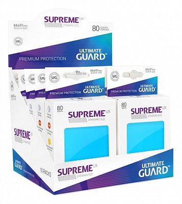 Ultimate Guard Supreme UX Sleeves Standard Size Light Blue (80)