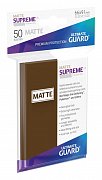 Ultimate Guard Supreme UX Sleeves Standard Size Matte Brown (50)