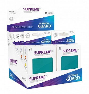 Ultimate Guard Supreme UX Sleeves Standard Size Petrol Blue (80)