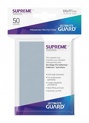 Ultimate Guard Supreme UX Sleeves Standard Size Transparent (50)