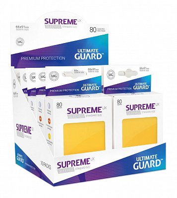 Ultimate Guard Supreme UX Sleeves Standard Size Yellow (80)