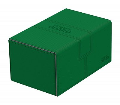 Ultimate Guard Twin Flip´n´Tray  Deck Case 160+ Standard Size XenoSkin Green