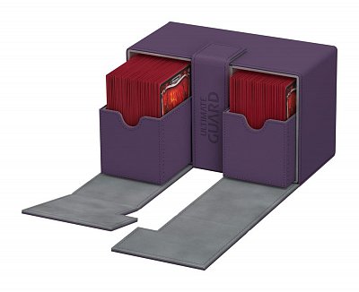 Ultimate Guard Twin Flip´n´Tray  Deck Case 160+ Standard Size XenoSkin Purple