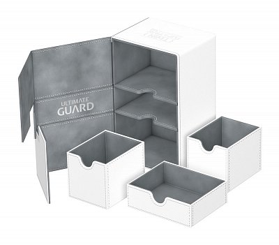 Ultimate Guard Twin Flip´n´Tray  Deck Case 160+ Standard Size XenoSkin White