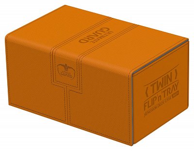 Ultimate Guard Twin Flip´n´Tray Deck Case 160+ Standard Size XenoSkin&trade; Orange