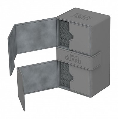 Ultimate Guard Twin Flip´n´Tray  Deck Case 200+ Standard Size XenoSkin Grey