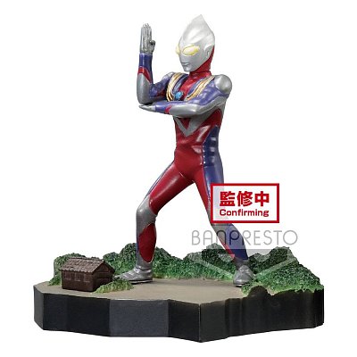 Ultraman Tiga Special Effects Stagement #49 The Ultra Star PVC Statue Ultraman Tiga Multi Type 6 cm