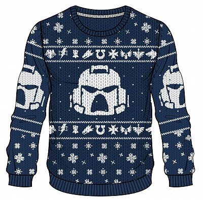Warhammer 40K Knitted Christmas Sweater Space Marines