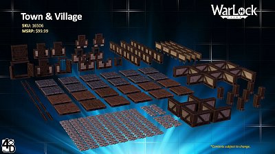 WarLock&trade; Tiles: Town & Village --- DAMAGED PACKAGING