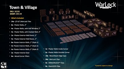 WarLock&trade; Tiles: Town & Village --- DAMAGED PACKAGING