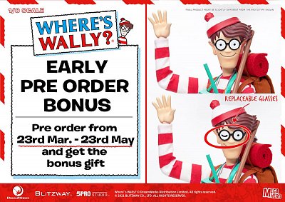 Where\'s Wally? Mega Hero Action Figure 1/6 Wally 34 cm