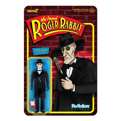 Who Framed Roger Rabbit ReAction Action Figure Judge Doom 10 cm
