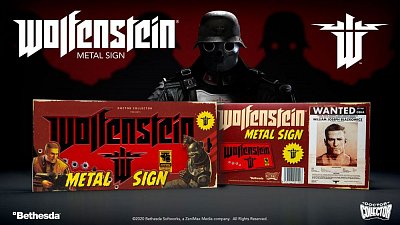 Wolfenstein Metal Sign The New Colossus
