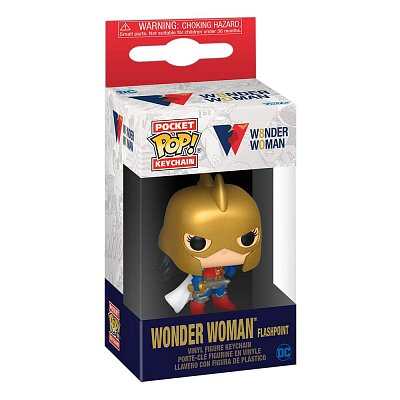 Wonder Woman 80th Anniversary Pocket POP! Vinyl Keychains 4 cm WW (Flashpoint) Display (12)