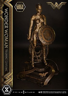 Wonder Woman Statue Wonder Woman Training Costume Gold Version 80 cm
