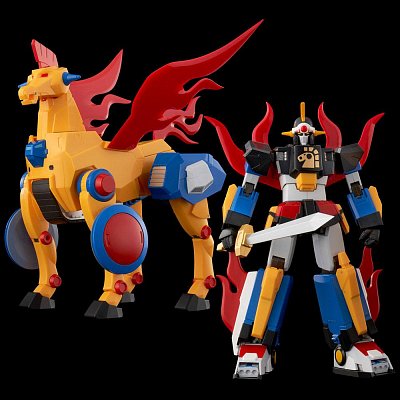 Yattodetaman PVC / Diecast Action Figure Riobot Daikyojin & Daitenba 15 - 16 cm