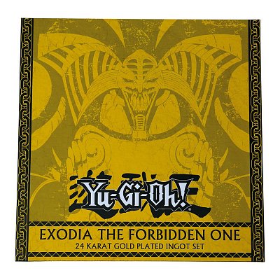 Yu-Gi-Oh! Exodia the Forbidden One Ingot Set (gold plated)