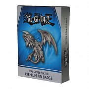 Yu-Gi-Oh! Pin Badge Blue Eyes White Dragon (silver plated)