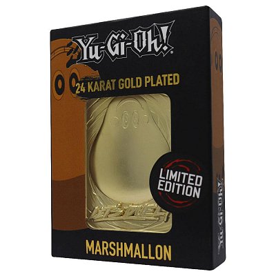 Yu-Gi-Oh! Replica Card Marshmallon (gold plated)