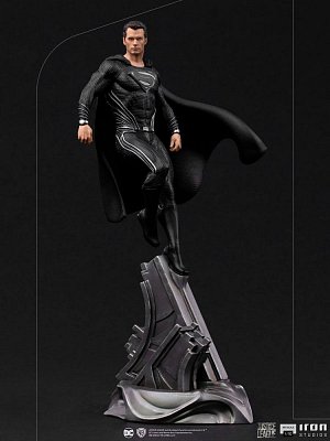 Zack Snyder\'s Justice League Art Scale Statue 1/10 Superman Black Suit 30 cm