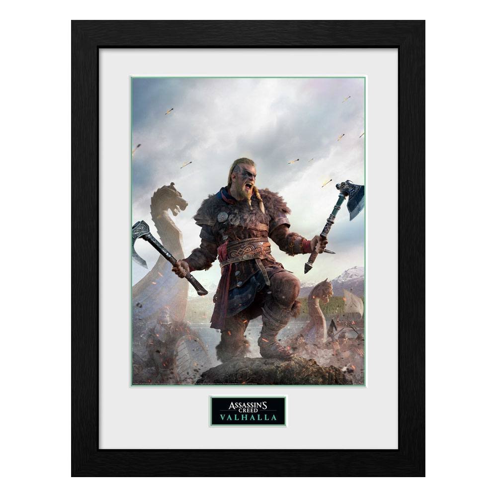 Assassins Creed Valhalla Collector Print Framed Poster Gold Edition Assassins Creed Valhalla Collector Print Framed Poster Gold Edition